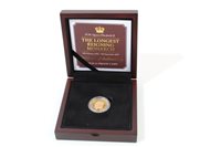 Lot 68 - Jersey - gold £1 Proof coin 'The Longest...