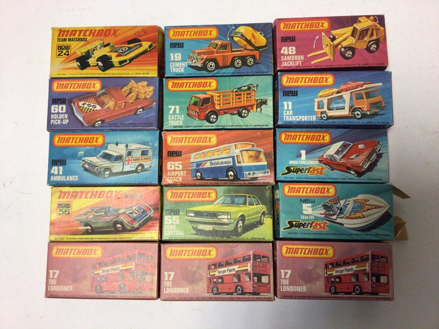 Lot 177 - Matchbox 1:76 diecast models including Superfast (25)