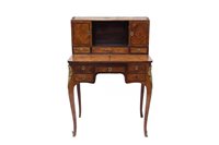 Lot 1353 - Late 18th century French Kingwood and gilt...