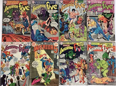 Lot 40 - Eight 1960's DC Comics The Inferior Five #1 #2 #3 #5 #6 #11 #62 #63