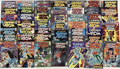Lot 95 - Large quantity of 1987 -1991 DC Comics Captain Atom #1-20 #22 #23 #25 #27-32 #34 #35 #38-41 #43 #46-48 #53 #55 #56 together with Two Captain Atom Annuals #1 #2