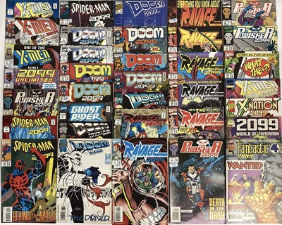 Lot 85 - Marvel comics 2099 Unlimited, issue 1 the premier of Hulk (1993). Together with some Spider-Man 2099, Doom 2099, X-men 2099, Ravage 2099 and others. Approximately 75 comics.
