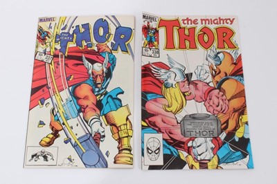Lot 6 - Marvel comics The Mighty Thor, issues 337 and 338 (1983). Issue 337 to include the 1st appearance and cover of Beta Ray Bill. Both priced 60 cents. (2)