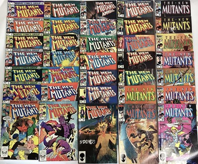 Lot 84 - Large group of Marvel comics The New Mutants (1983 - 1991). Complete run from issue 1-84 and later issues including issues 87, 1st full Cable appearance and issue 100 the finale. Also includes new...