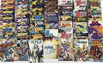 Lot 88 - Large collection of Marvel comics Mostly 1990's. To include X-Force, X-Factor, X-Men and others. Includes X-Force issue 2, 2nd apperance of Deadpool. Mostly American price variants. Approximately 1...
