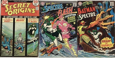Lot 29 - Three DC Comics, 1973 Secret Origins #5, 1967 The Brave and The Bold Presents The Spectre and The Flash #72, 1967 The Brave and The Bold Presents Batman and The Spectre #75