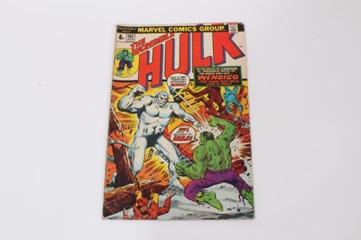 Lot 611 - Marvel comics the Incredible Hulk issue 162 (1973). 1st apperance of Wendigo. Priced 6p (1)