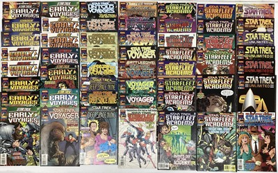 Lot 104 - Group of Marvel comics Star Trek Unlimited (1996 to 1998) issues 1, 2, 3, 4, 5, 7 and 10. Also some Star Trek Early Voyages including issue 1. Star Trek untold voyagers and Starfleet Academy issue...