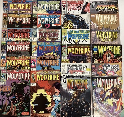 Lot 51 - Group of Marvel comics Wolverine mostly 1990's. To include issues 54 to 58, Werewolf by night. Approximately 25 comics.