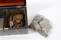 Lot 73 - G.B. mixed coinage - to include a quantity of...