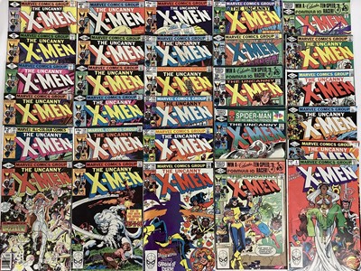 Lot 62 - Marve comics the uncanny X-Men (1979 to 1982). Incomplete run from issue 125 to 159. Includes issue 125, the return of Phoenix, and issue 140. Also includes X-men king sized annual #6. Approximatel...