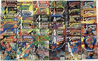 Lot 96 - Selection of mostly 1980's and 90's DC Comics, Superman in Action Comics.