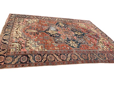 Lot 1594 - Large Heriz rug