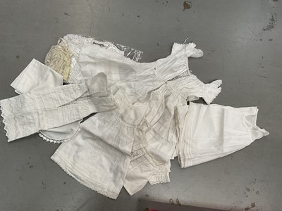 Lot 128 - Collection of lacework christening gowns etc