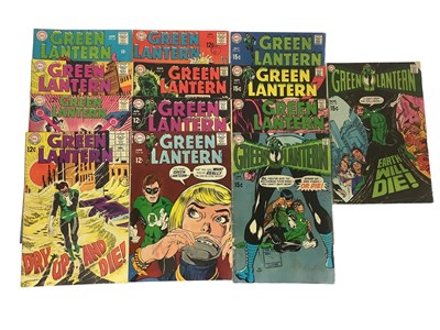 Lot 20 - Thirteen 1960's DC Comics , Green Lantern #61 #62 #64 #65 #66 #67 #68 #69 #70 #71 #73 #74 #75