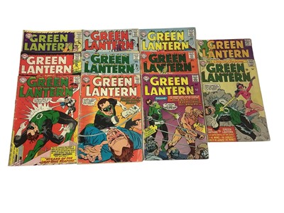 Lot 18 - Eleven 1960's DC Comics, Green Lantern #31 #32 #33 #34 #35 (1st appearance of The Aerialist) #36 (poor condition) #37 ( 1st appearance of Evil Star) #38 (1st appearance of Goldface) #39 #40 #41 (1s...
