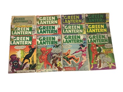 Lot 14 - Twelve 1960's DC Comics, Green Lantern #4 (Poor Condition, No cover) #6 (1st appearance Tomar-re) #8 (Pol Manning becomes Green Lantern) #9 (1st Sinestro Cover 2nd Appearance of Sinestro) #10 (Orig...