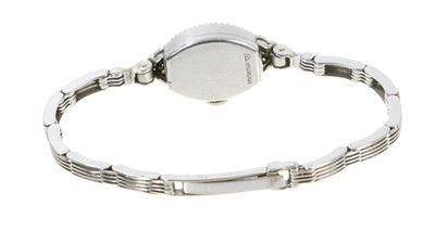 Lot 443 - Art Deco Longines diamond cocktail watch