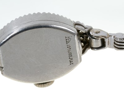 Lot 443 - Art Deco Longines diamond cocktail watch