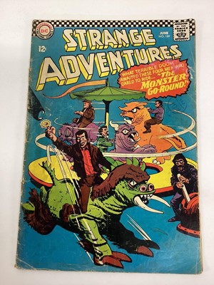 Lot 45 - Quantity of 1960's DC Comics, Strange Adventures to include #180 (1st appearance and origin of Animal Man) #190 (1st Animal Man in Infantino costume)