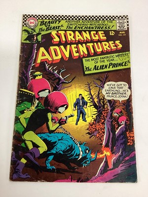 Lot 45 - Quantity of 1960's DC Comics, Strange Adventures to include #180 (1st appearance and origin of Animal Man) #190 (1st Animal Man in Infantino costume)
