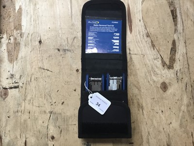 Lot 34 - Blue Point radio removal tool kit in pouch