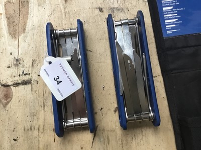 Lot 34 - Blue Point radio removal tool kit in pouch