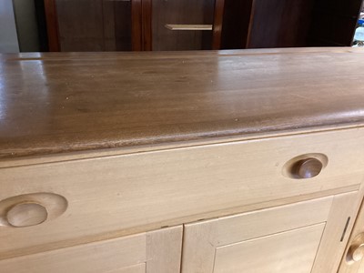 Lot 1372 - Ercol sideboard with two drawers and three cupboards below