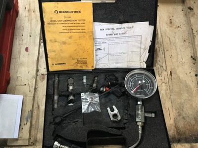 Lot 75 - Dieseltune DX511 Diesel car compression tester, cased