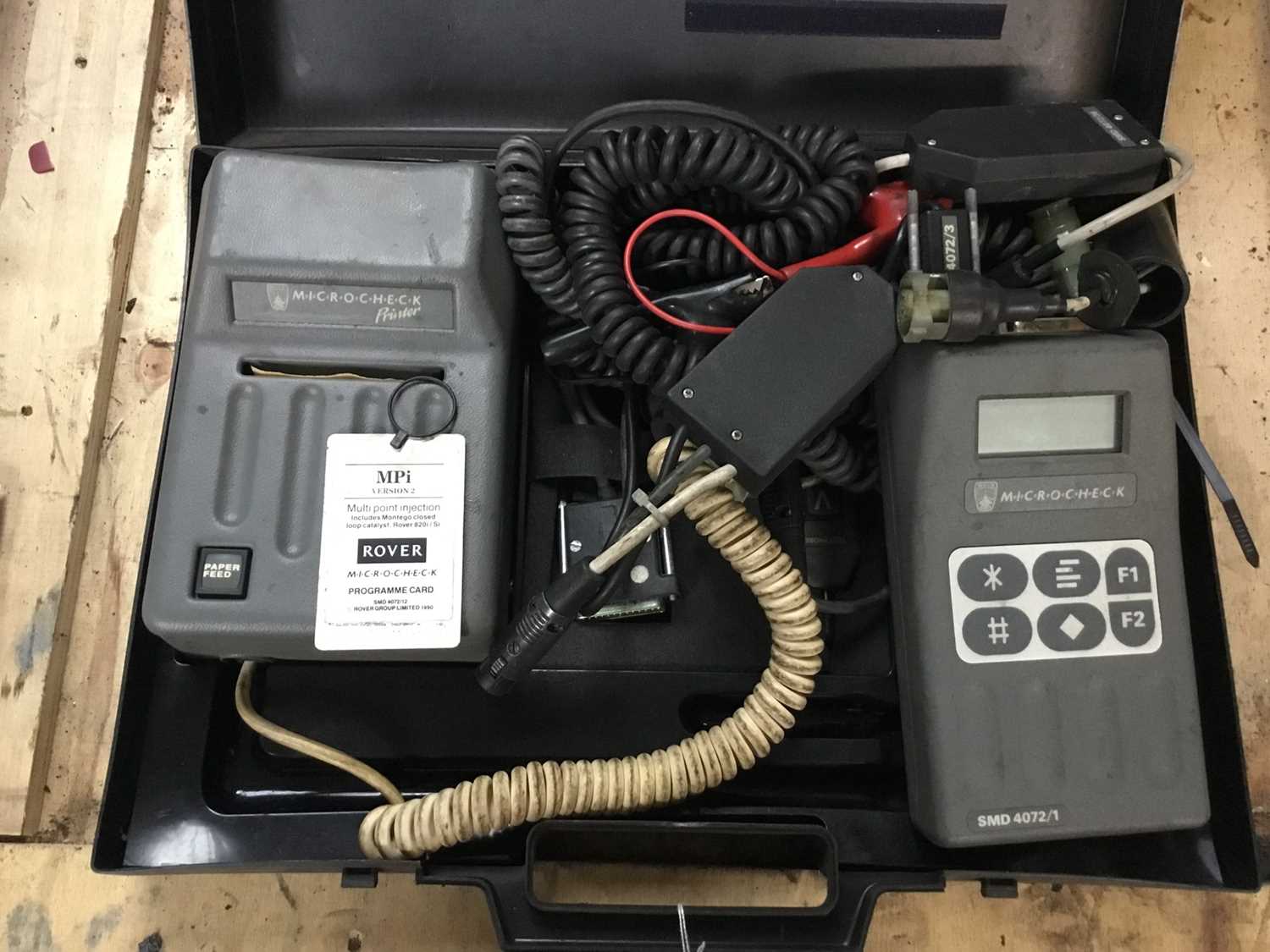 Lot 80 - Rover Microcheck tester model SMD 4072/1, cased
