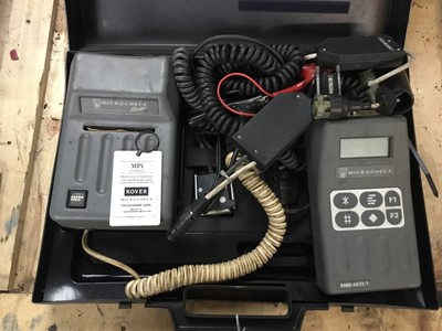 Lot 80 - Rover Microcheck tester model SMD 4072/1, cased