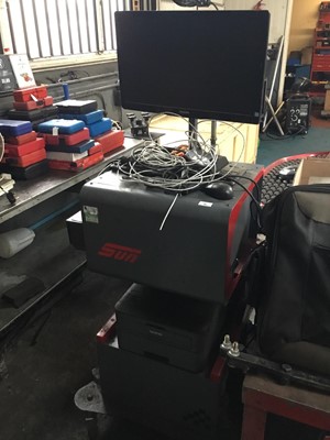 Lot 96 - Sun Mot station exhaust gas tester/analiser