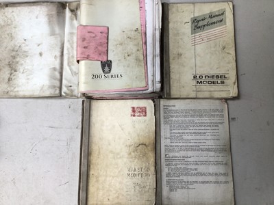 Lot 106 - Selection of Rover Maestro & Montego workshop manuals