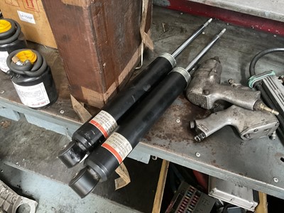 Lot 123 - Pair of MG Rover shock absorbers, believed to be for a Rover 75, part number RPD000240