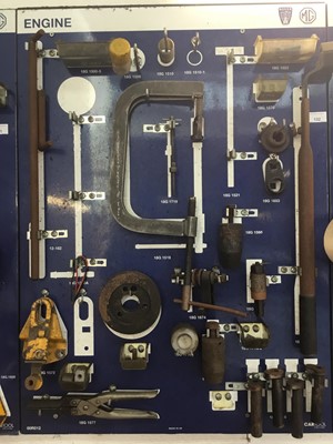Lot 132 - Lot MG Rover main dealer specialist tools mounted on board