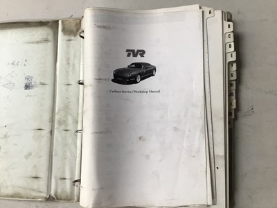 Lot 118 - TVR Cerbera mechanical & Electrical workshop manuals