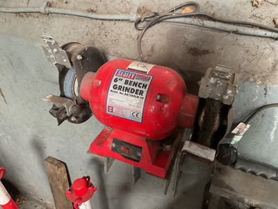 Lot 146 - Sealey 6" bench grinder