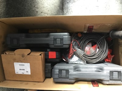 Lot 153 - Sundry diagnostic tools and garage equipment