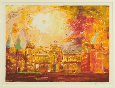 Lot 1231 - *John Piper (1903-1992) lithograph - Waddesdon 1989
