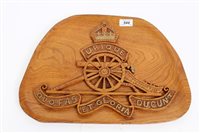Lot 544 - Good quality relief carved chestnut plaque of...
