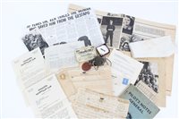 Lot 545 - Fascinating and highly emotive Second World...