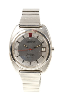Lot 616 - 1970s Omega Constellation Electronic f300Hz wristwatch