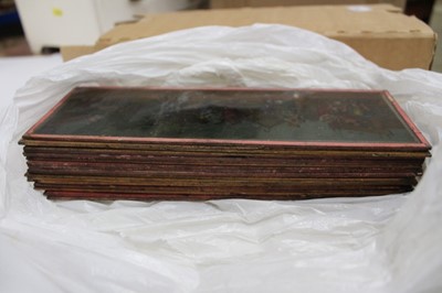 Lot 2501 - Quantity of Victorian glass magic lantern slides