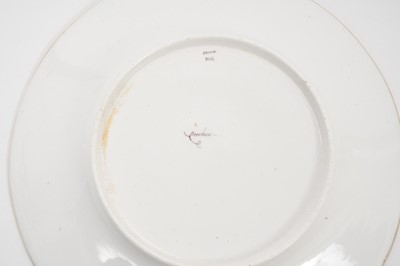 Lot 249 - A pair of Spode green ground ornithological plates, circa 1815-20