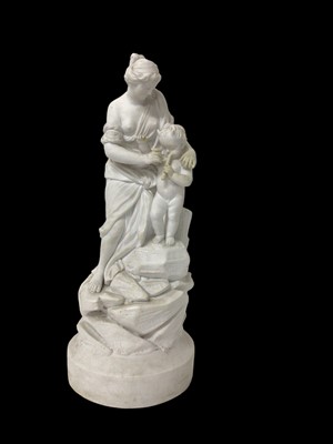 Lot 57 - 19th century French bisque group