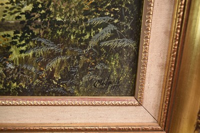 Lot 806 - *Clive Madgwick (1934-2005) oil on canvas, Stoke-by-Nayland, signed and dated 1977, 38cm x 56cm, in gilt frame