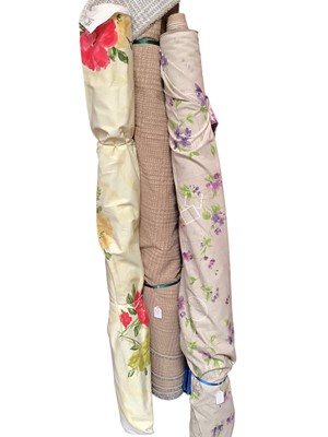 Lot 125 - Three rolls of designer fabric, made in the UK