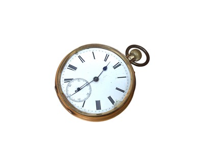 Lot 91 - 18ct gold cased pocket watch