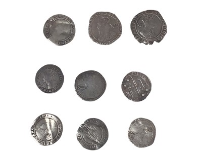 Lot 443 - G.B. - Mixed post Medieval silver hammered coins to include Philip & Mary Groat fair circa 1554-1558, English Groats, Six Pences, Shillings x 12 & Ireland James VI Shilling & Six Pences x 3 (N.B. A...