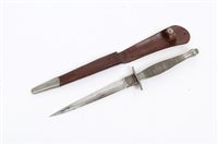 Lot 702 - Rare Second World War first pattern F-S...